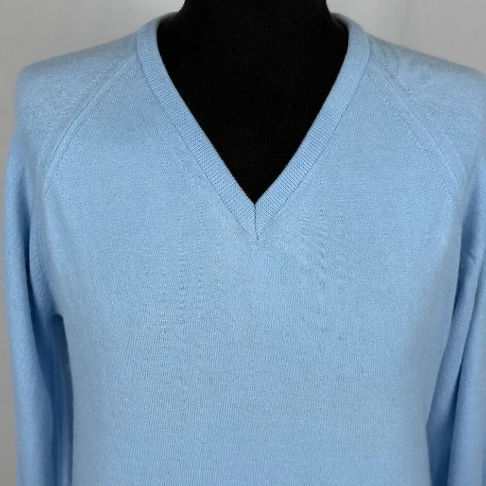 Vintage Par Four Golf‎ Baby Blue V-Neck Sweater - Men’s L